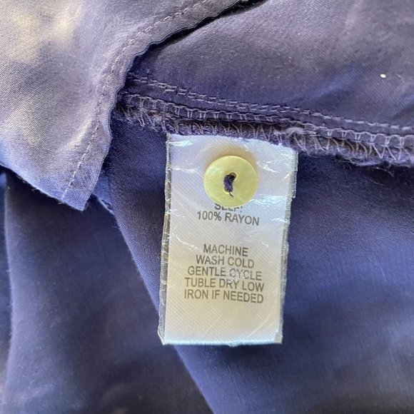 Lulus Tie‎ Dye What I Like Shirt Dress Long Sleeves Blue Size XS - Picture 9 of 9